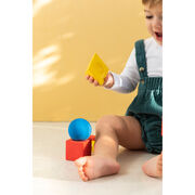 Bauhaus inspired geometric teether blocks